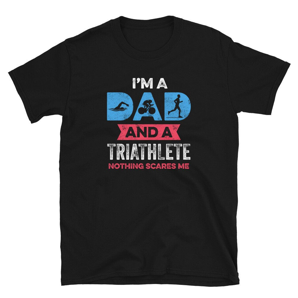 Triathlete and Dad Fearless T Shirt Graphic Tee – Cozy Vibes · Trending Graphic Apparel