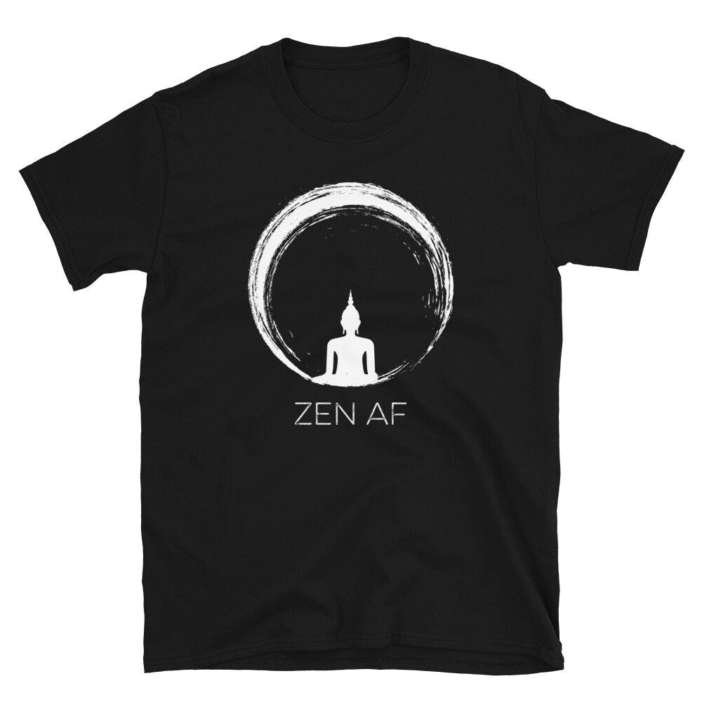 Zen Sun and Sitting Buddha Spiritual Meditation Unisex T Shirt Graphic Tee – Fan Favorite · Must-Have Style