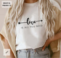 love is all you need svg Selflove svg Selfcare SVG Love quotes svg EPS PNG Cricut Graphic Tee – Easygoing Wear · Trending Graphic Apparel