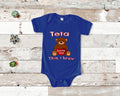 Teta Loves Me Cute Grandma Bear Baby Bodysuit Tshirt or Toddler Shirt Arabic or Syrian Grandmother Gift or Pregnancy Reveal Announcement Graphic Tee – Feel-Good Design · Perfect For Daily Wear