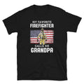 Patriot Firefighter US Flag Grandson T Shirt Graphic Tee – Warm & Stylish · High-Quality Print