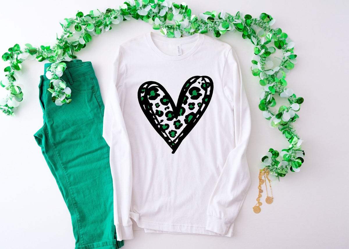 Lucky Cheetah Heart ShirtSt Patricks Day ShirtSt Patrick Heart ShirtIrish ShirtSt Patrick39s Day ShirtIrish ShirtPatrick Matching Tee Graphic Tee – Everyday Comfort · Must-Have Style