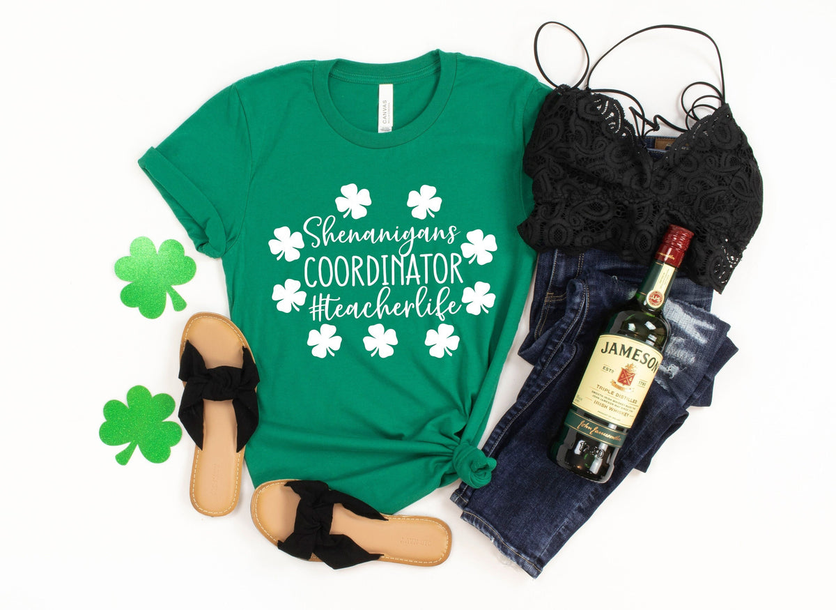 Shenanigans Coordinator Shirt Matching St Patricks Day Shirts St Patrick39s Day Shirt Irish Shirt Lucky Shirt Drinking Shirts Women Tee Graphic Tee – Soft Feel · Trending Graphic Apparel