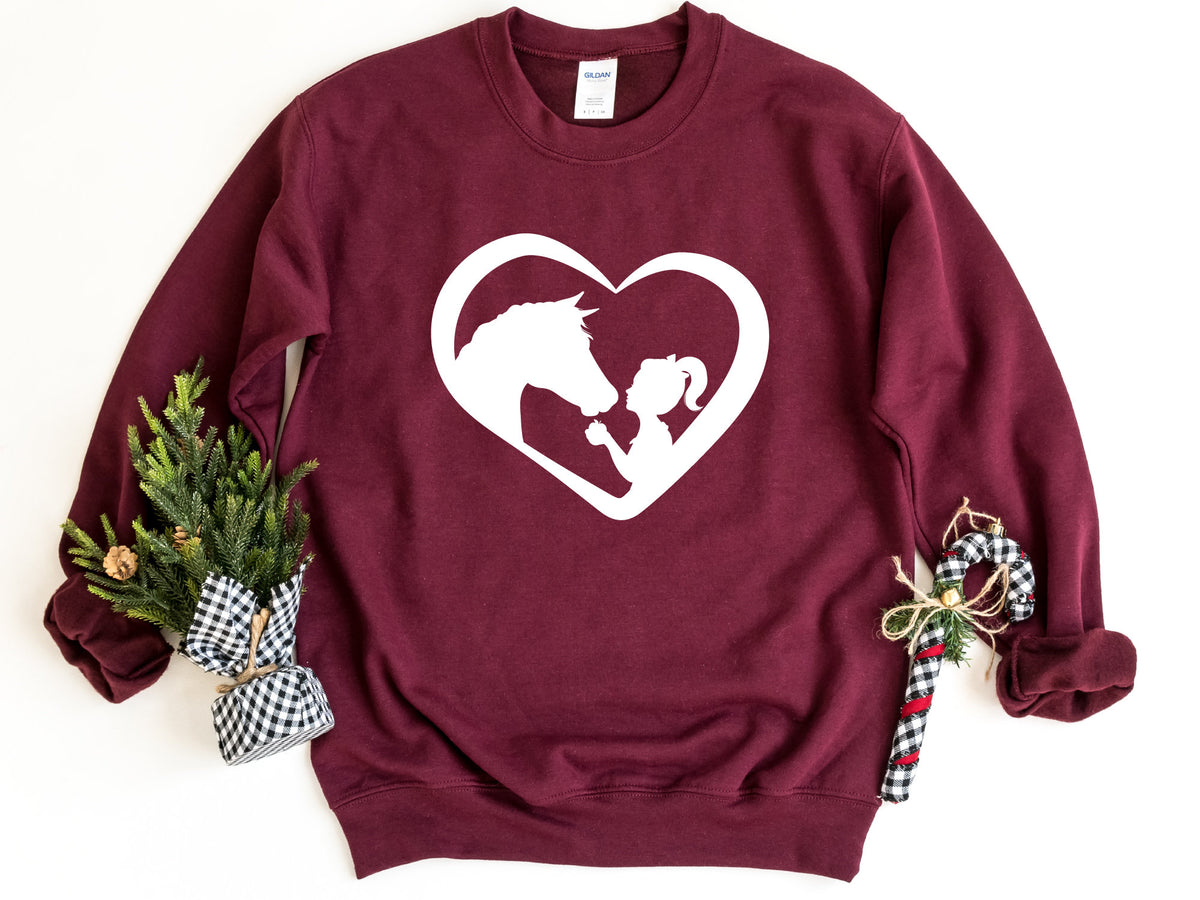 Horse Girl Sweatshirt Horse Sweater Gift For Horse Lover Gift For Horse Owner Horses Crewneck Sweatshirt Horse Sweatshirt Sweatshirt – Bold Style · Must-Have Style