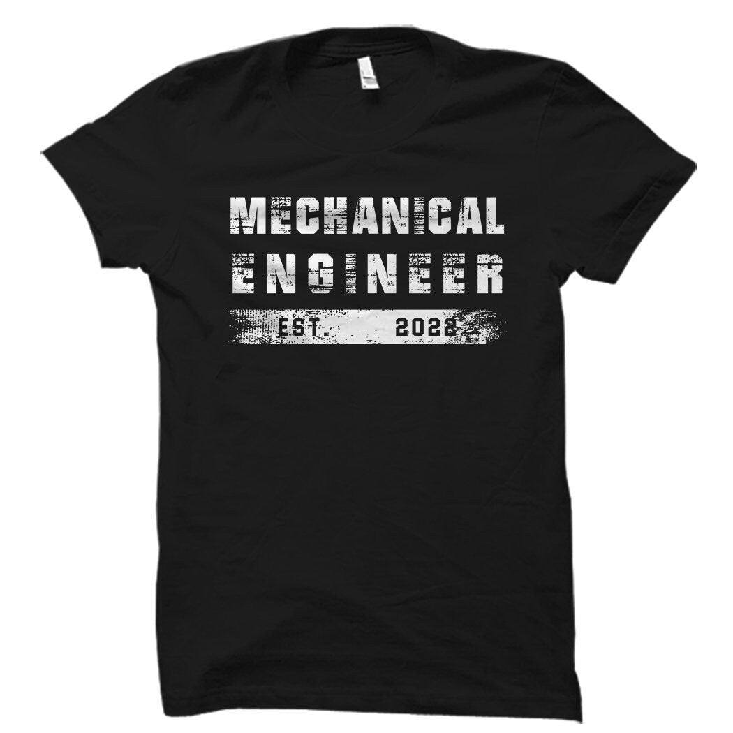 Mechanical Engineer Gift Mechanical Engineer Shirt Mechanical Engineering Gift Mechanical Engineering Shirt Est 2022 OS4543 Graphic Tee – Warm & Stylish · Top Pick For Any Outfit