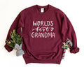 Grandma Sweatshirt Worlds Best Grandma Best Grandma Sweater Gift For Grandma Best Grandma Gift Nana Crewneck Sweatshirt – Feel-Good Design · Perfect For Daily Wear