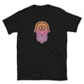 Hamsa and Namaste Yoga Unisex T Shirt Graphic Tee – Soft Feel · Trending Graphic Apparel