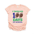 I Tackled 100 Days of SchoolTeacher Shirt 100 Days of School Teacher Gifts Teacher Appreciation 100 Days BrighterBack to School Shirt Graphic Tee – Fan Favorite · High-Quality Print