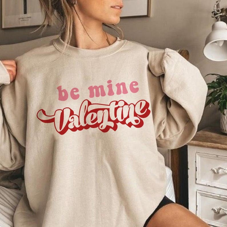 Be mine svg png Be mine valentine svg Retro vintage Valentines day cutfile svg Popular svg Cricut Instant Download Graphic Tee – Warm & Stylish · Great Gift For Fans