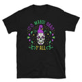 Mardi Gras Skull Design Unisex T Shirt Graphic Tee – Aesthetic Look · Top Pick For Any Outfit