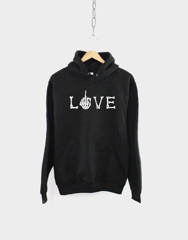 Love Skeleton Hand Halloween Hoodie Goth Sweatshirt Hoodie – Easygoing Wear · Trending Graphic Apparel