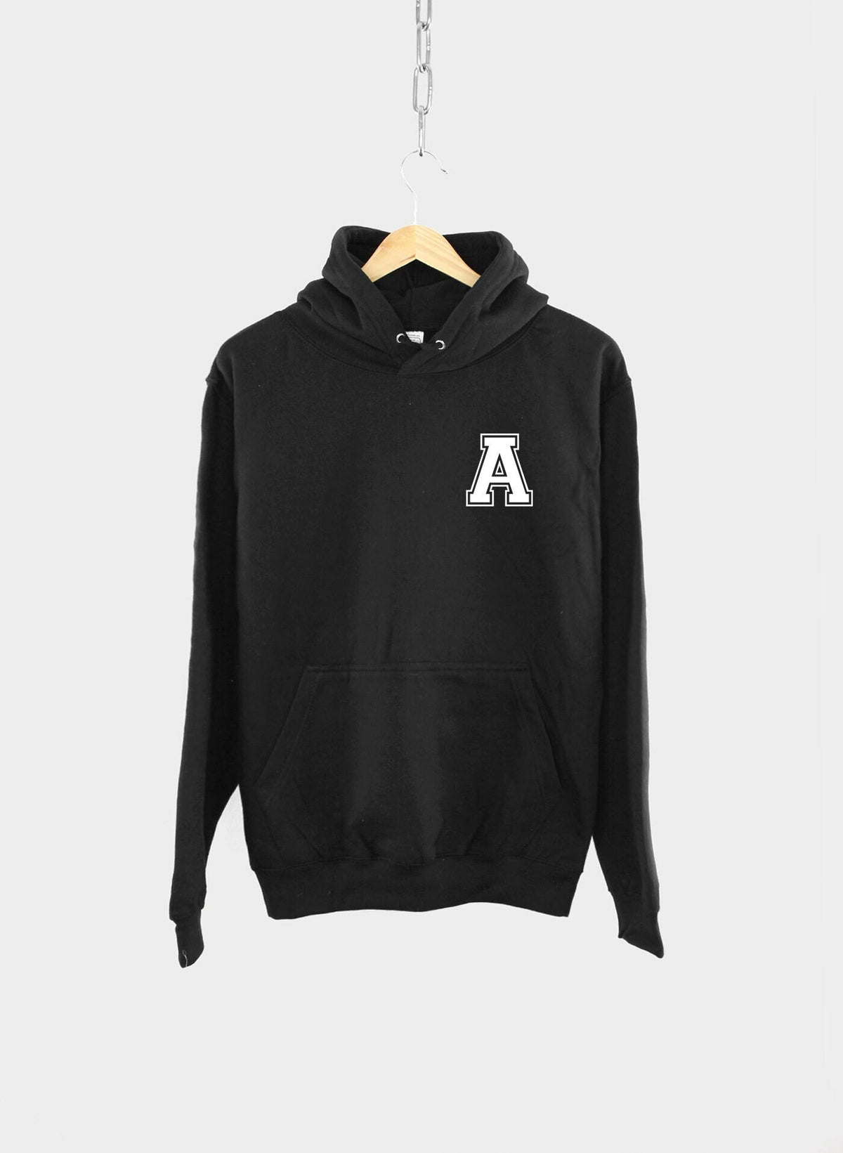 Customized Name Initial Hoodie Custom Personalized Initials Varsity Hoodie Hoodie – Premium Graphic · High-Quality Print