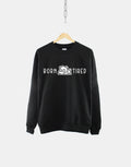 Born Tired Sweatshirt Cute Sleeping Panda Sweater Womens Panda Sweatshirt Always Sleepy Jumper Sweatshirt – Soft Feel · Must-Have Style