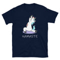 Unicorn Yoga Namaste Unisex T Shirt Graphic Tee – Cozy Vibes · Trending Graphic Apparel