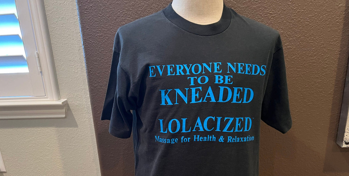 Vintage 9039s Massage Everyone Needs to be Kneaded Black T Shirt Size L Graphic Tee – Bold Style · Trending Graphic Apparel