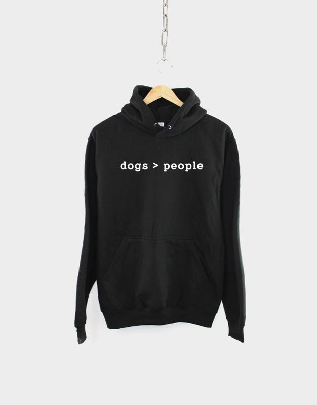 Dog Math Hoodie Dogs gt People Hoodie Dog Lover Gift For Dog Lover Dogs Are Greater Than People Womens Hoodie Hoodie – Warm & Stylish · Perfect For Daily Wear