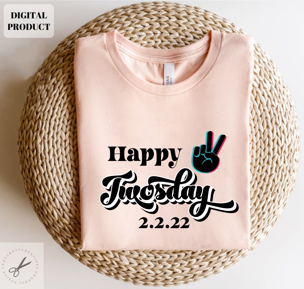 Twosday SVG Twosday 2022 SVG TwosDay Shirt SVG Happy Twosday 2 22 22 Svg Cricut Instant Download Graphic Tee – Aesthetic Look · Top Pick For Any Outfit