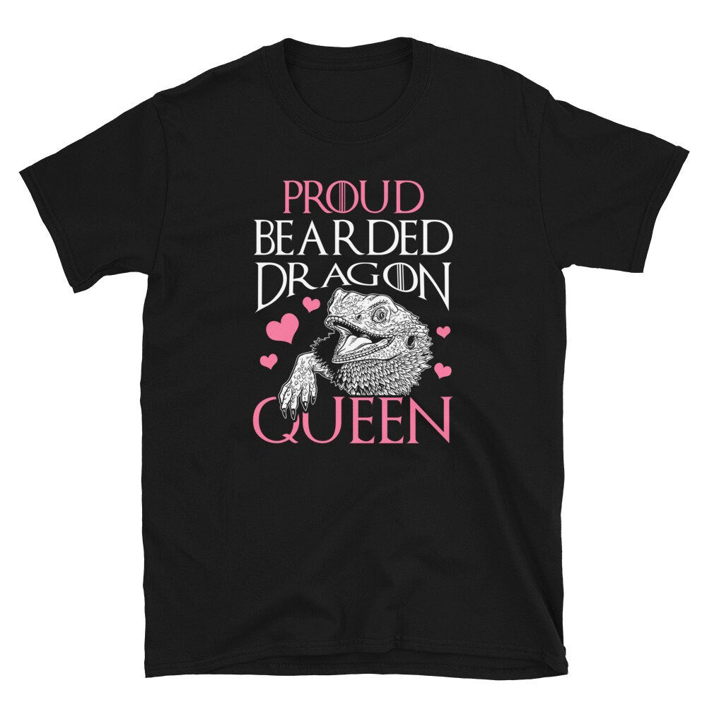 Proud Bearded Dragon Queen T Shirt Graphic Tee – Fan Favorite · Top Pick For Any Outfit