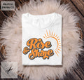 Rise and shine svgMorning Quote svg Motivational Quote svg Retro Style Cricut Instant Download Graphic Tee – Soft Feel · Must-Have Style
