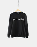 Antisocial Sweatshirt Anti Social Goth Sweater Black Womens Gothic Jumper Sweatshirt – Warm & Stylish · Top Pick For Any Outfit