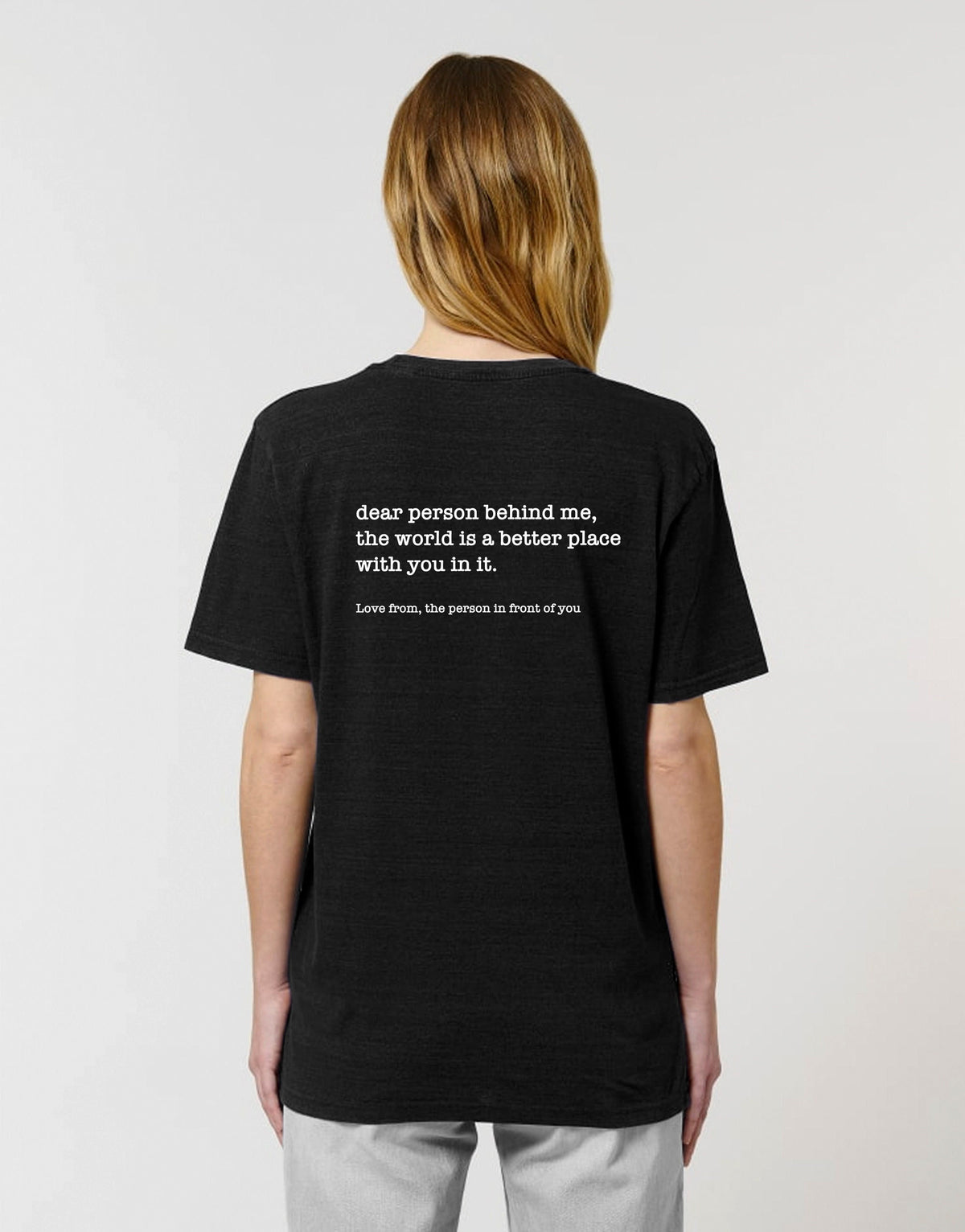 Dear Person Behind Me Shirt Personalised Mental Health Awareness TShirt Graphic Tee – Warm & Stylish · Perfect For Daily Wear