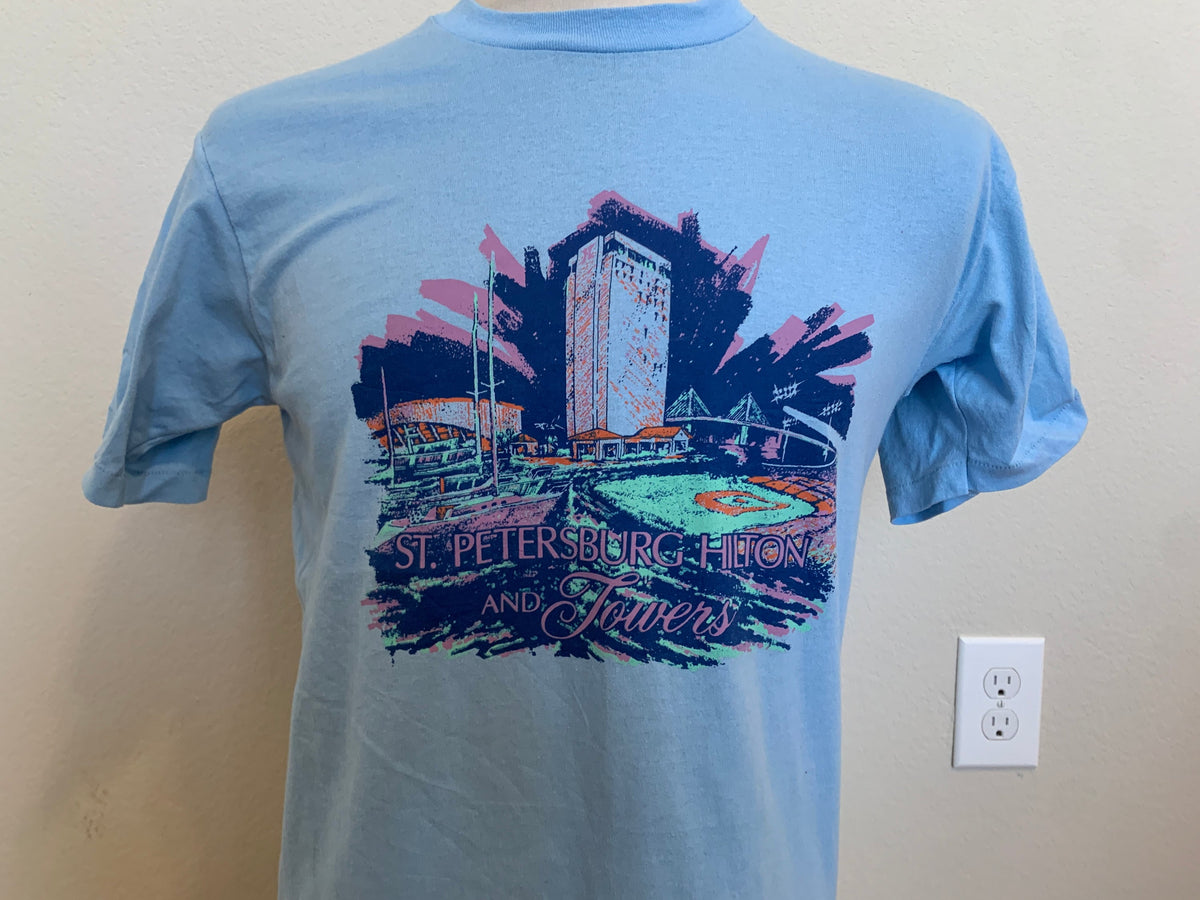 Vintage 8039s St Petersburg Hilton and Towers T Shirt Size M Graphic Tee – Premium Graphic · Must-Have Style
