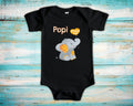 Popi Loves Me Cute Grandpa Name Elephant Baby Bodysuit Tshirt or Toddler Shirt Special Grandfather Gift or Pregnancy Reveal Announcement Graphic Tee – Feel-Good Design · Top Pick For Any Outfit