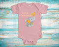 Great Granddad Loves Me Cute Grandpa Name Elephant Baby Bodysuit Tshirt or Toddler Shirt Special Grandfather Gift or Pregnancy Announcement Graphic Tee – Soft Feel · Perfect For Daily Wear