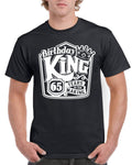 Mens 65th Birthday Gifts For Dad T Shirt Top Shirt Gift Present Sixty Five Birthday King 65 Years Old Funny Tee 65th Gifts Graphic Tee – Premium Graphic · High-Quality Print