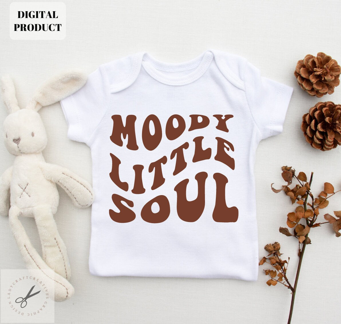 Moody Little Soul svg Kids and Baby Shirt Svg Cricut Layered SVG and PNG Commercial Use Graphic Tee – Bold Style · High-Quality Print