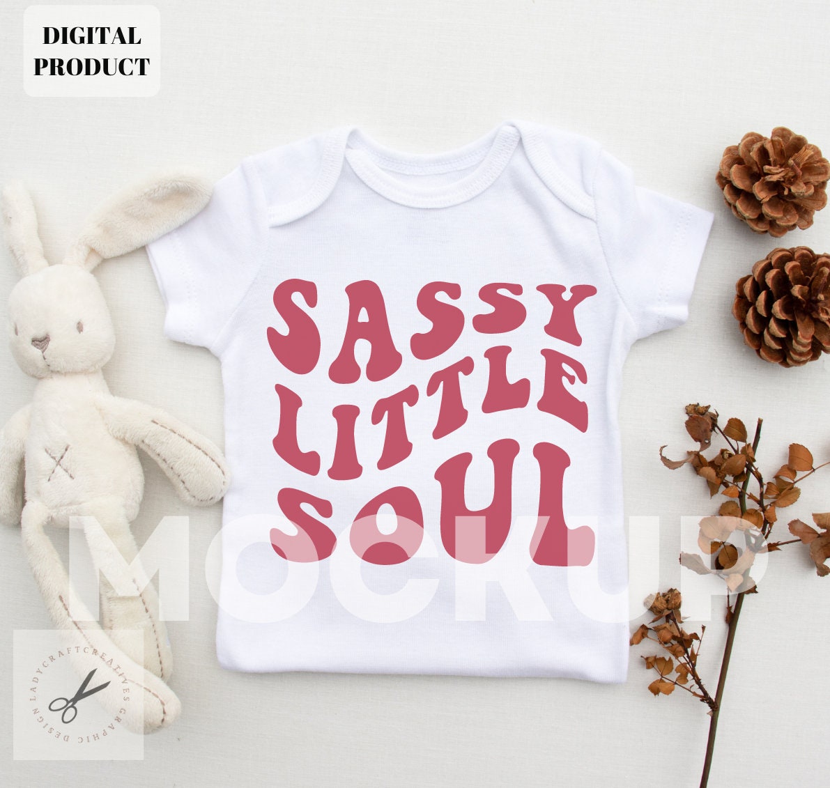 Sassy Little Soul svg Kids and Baby Shirt Svg Retro Wavy letter svg Cricut Layered SVG and PNG Commercial Use Graphic Tee – Warm & Stylish · High-Quality Print