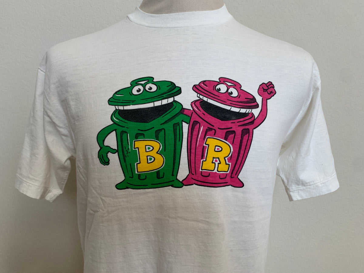 Vintage 8039s B and R Trash Cans T Shirt Size L Graphic Tee – Aesthetic Look · Great Gift For Fans