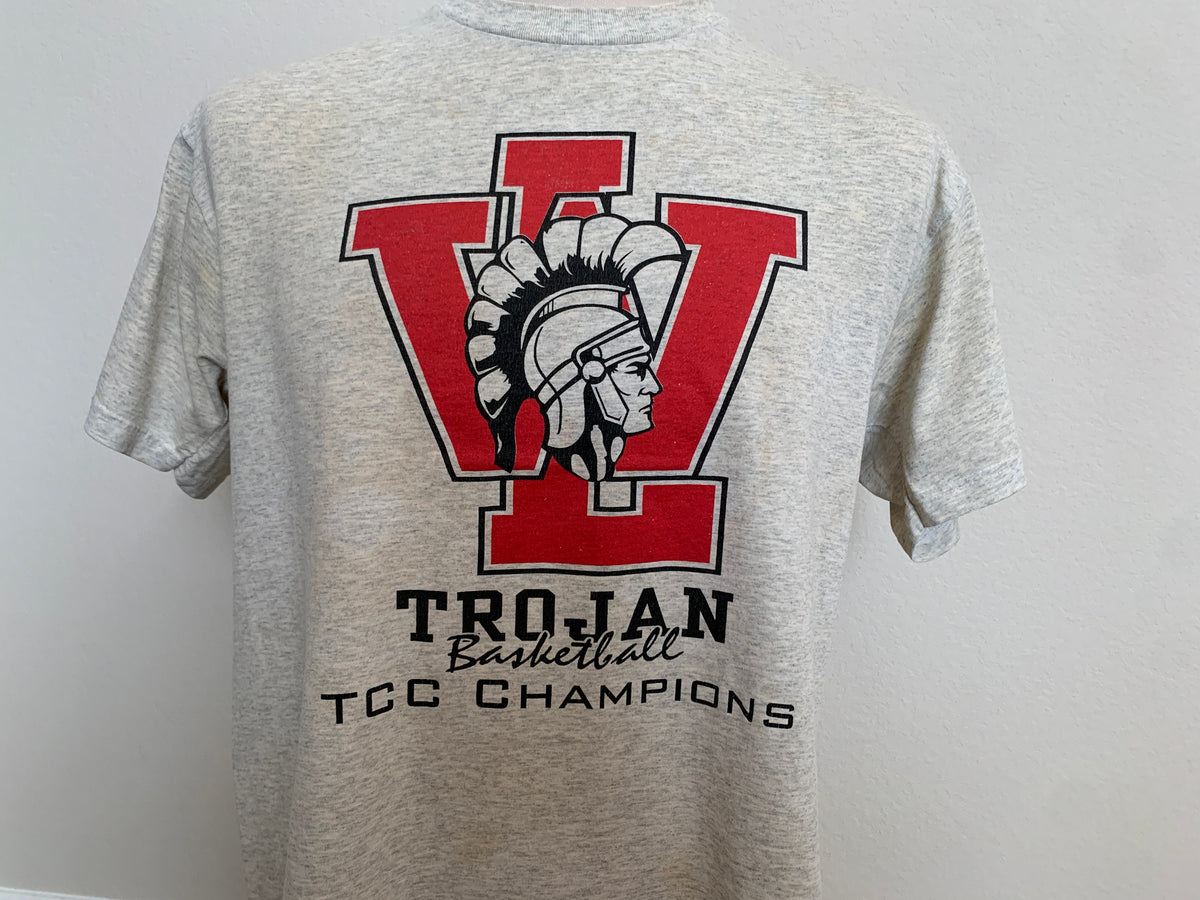 Vintage 9039s Trojan Basketball TCC Champions T Shirt Size L Graphic Tee – Everyday Comfort · Trending Graphic Apparel