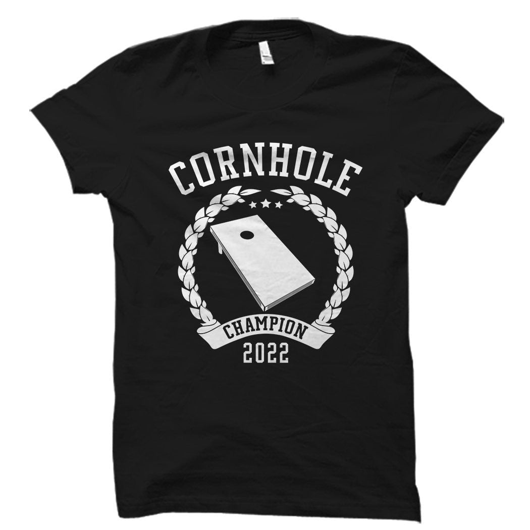 Cornhole Champion 2022 Shirt Cornhole TShirt Cornhole Gift Cornhole Player Gift Cornhole Player Shirt Drinking Shirt Tail gate OS4670 Graphic Tee – Warm & Stylish · Trending Graphic Apparel