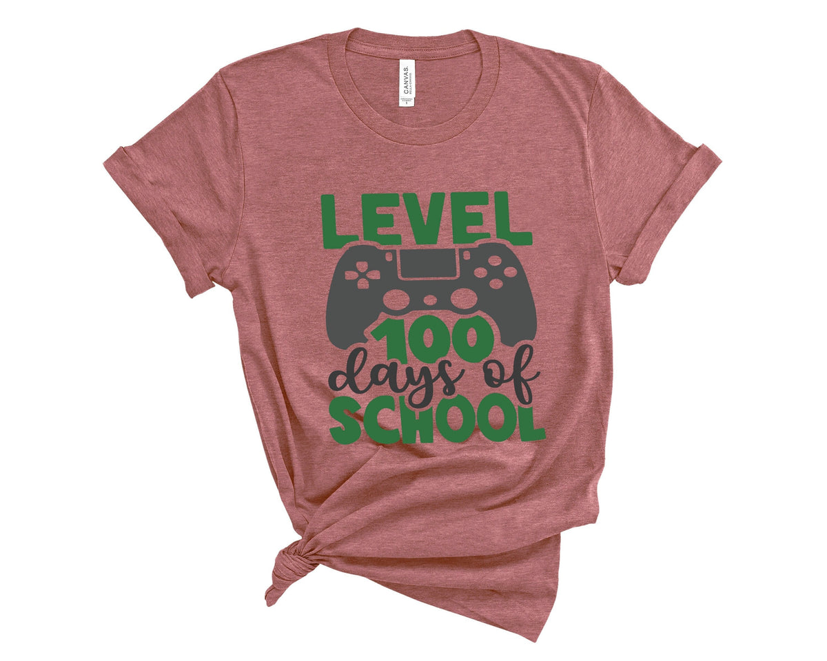 Level 100 days of schoolTeacher Shirt 100 Days of School Teacher Gifts Teacher Appreciation 100 Days BrighterBack to School Shirt Graphic Tee – Feel-Good Design · Must-Have Style