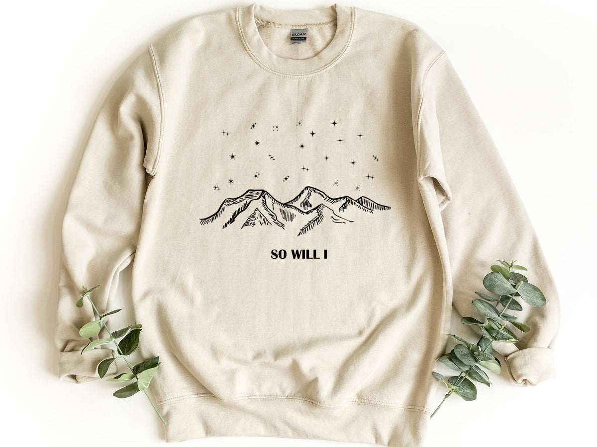 So Will I Sweatshirt Christian Sweater Bible Verse Sweatshirt If The Stars Were Made To Worship Faith Crewneck Sweater Christian Gift Sweatshirt – Easygoing Wear · Must-Have Style