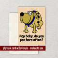 Funny Dog Lover Card Dog Card For Him Or Her Birthday Card For Veterinarian Or Dog Lover Vet Tech Gift Do You Pee Here Often Graphic Tee – Cozy Vibes · Top Pick For Any Outfit