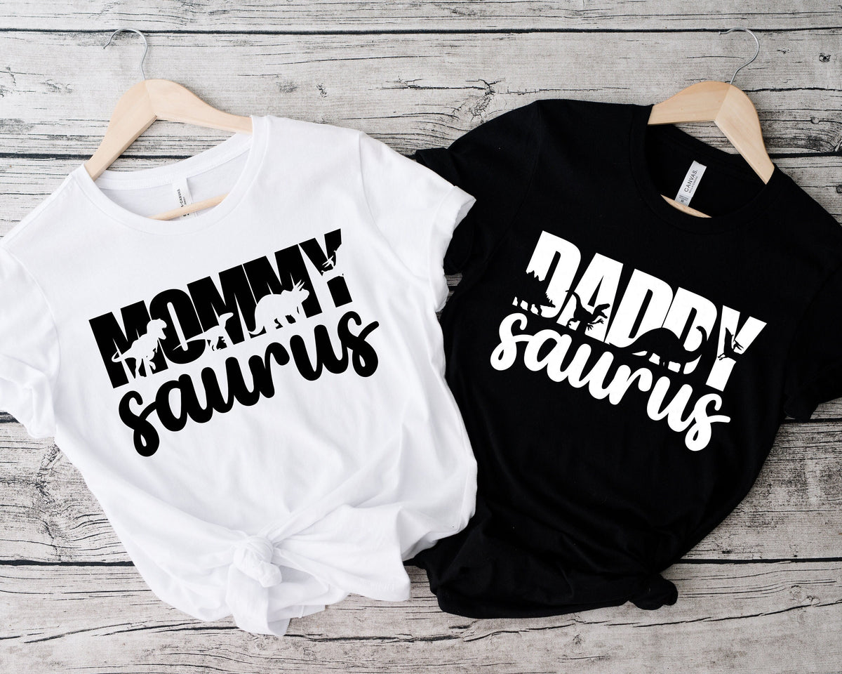 Matching Couples Wedding ShirtWedding Party Shirtmama daddy sauros Shirthoneymoon anniversary ShirtCustom Dinosaur Family Shirtscouple Graphic Tee – Easygoing Wear · High-Quality Print