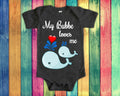Bubbe Loves Me Cute Grandpa Name Whale Baby Bodysuit Tshirt or Toddler Shirt Jewish Grandfather Gift or Pregnancy Reveal Announcement Graphic Tee – Cozy Vibes · Trending Graphic Apparel