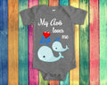 Av Loves Me Cute Grandpa Name Whale Baby Bodysuit Tshirt or Toddler Shirt Brazilian Grandfather Gift or Pregnancy Reveal Announcement Graphic Tee – Cozy Vibes · Must-Have Style