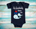 Granddaddy Loves Me Cute Grandpa Name Whale Baby Bodysuit Tshirt or Toddler Shirt Special Grandfather Gift or Pregnancy Reveal Announcement Graphic Tee – Feel-Good Design · Great Gift For Fans