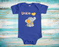 Unkie Loves Me Cute Name Elephant Baby Bodysuit Tshirt or Toddler Shirt Special Uncle Gift or Pregnancy Reveal Announcement Graphic Tee – Bold Style · Trending Graphic Apparel