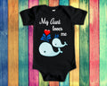 Aunt Loves Me Cute Name Whale Baby Bodysuit Tshirt or Toddler Shirt Special Aunt Gift or Pregnancy Reveal Announcement Graphic Tee – Premium Graphic · Great Gift For Fans