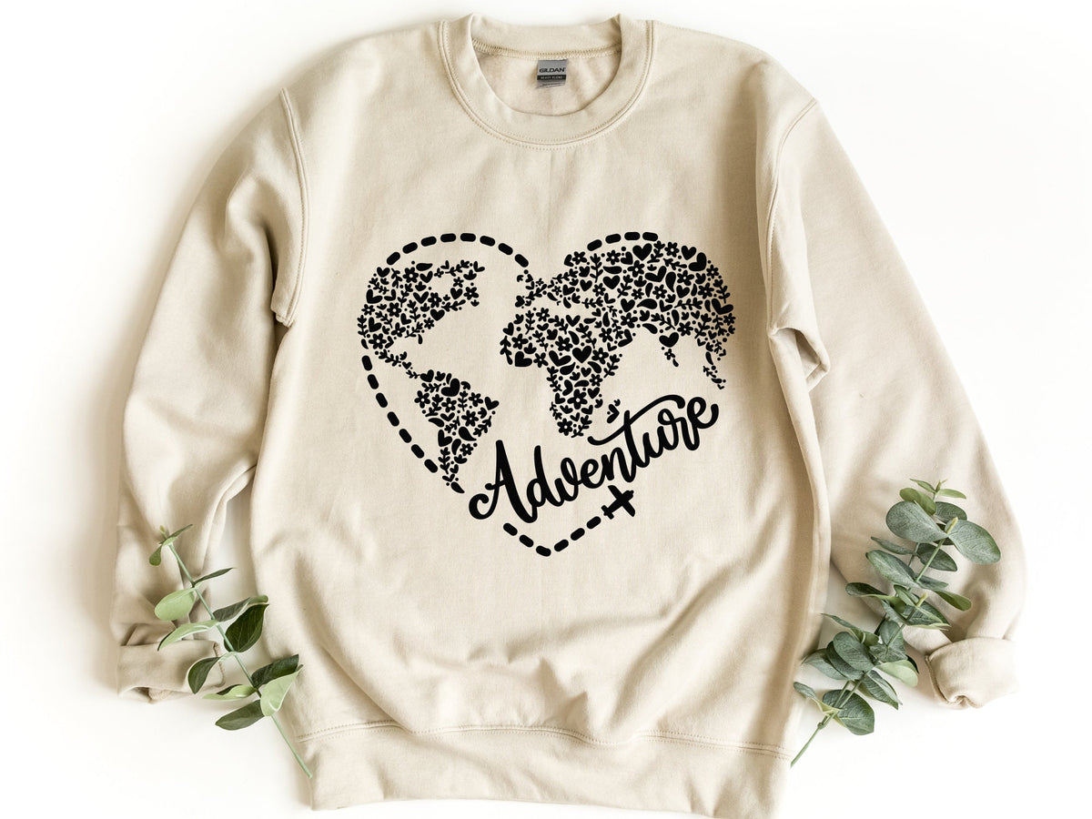 Adventure Sweatshirt Travel Sweatshirt Adventure Crewneck Hiking Sweater Unisex Sweatshirt Camping Oversize Sweatshirt Sweatshirt – Fan Favorite · Perfect For Daily Wear