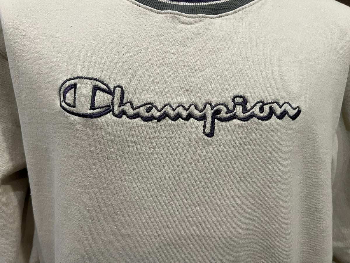 Vintage 9039s Champion Grey Crewneck Sweatshirt Size XL Sweatshirt – Cozy Vibes · Trending Graphic Apparel