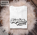 Merica svg png Merica since 1776 svg 4th of July Svg Independence Day Svg Cut File EPS PNG DXF Cricut Instant Download Graphic Tee – Fan Favorite · Perfect For Daily Wear