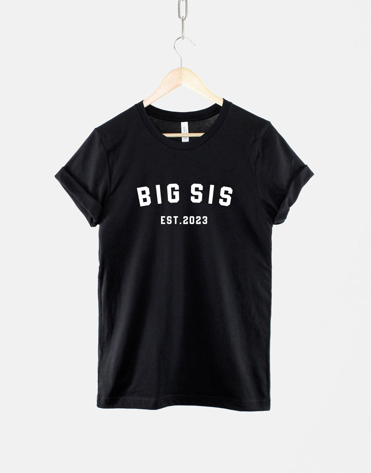 Personalised Big Sis Est Shirt Promoted To Big Sis TShirt New Big Sister To Be Shirt New Baby Sister TShirt Graphic Tee – Easygoing Wear · High-Quality Print