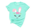 Bunny face ShirtEaster Bunny ShirtEaster Shirt For WomanEaster ShirtEaster Family ShirtEaster Matching ShirtBunny Shirt Graphic Tee – Cozy Vibes · Great Gift For Fans