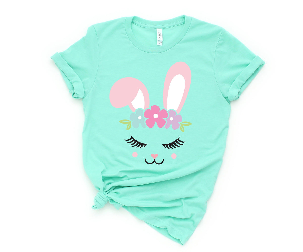 Bunny face ShirtEaster Bunny ShirtEaster Shirt For WomanEaster ShirtEaster Family ShirtEaster Matching ShirtBunny Shirt Graphic Tee – Cozy Vibes · Great Gift For Fans