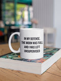 Werewolf Mug Sarcasm Mug Werewolf Gift Full Moon Left Unsupervised Sarcasm Gift Funny Werewolf Gift Graphic Tee – Premium Graphic · Great Gift For Fans